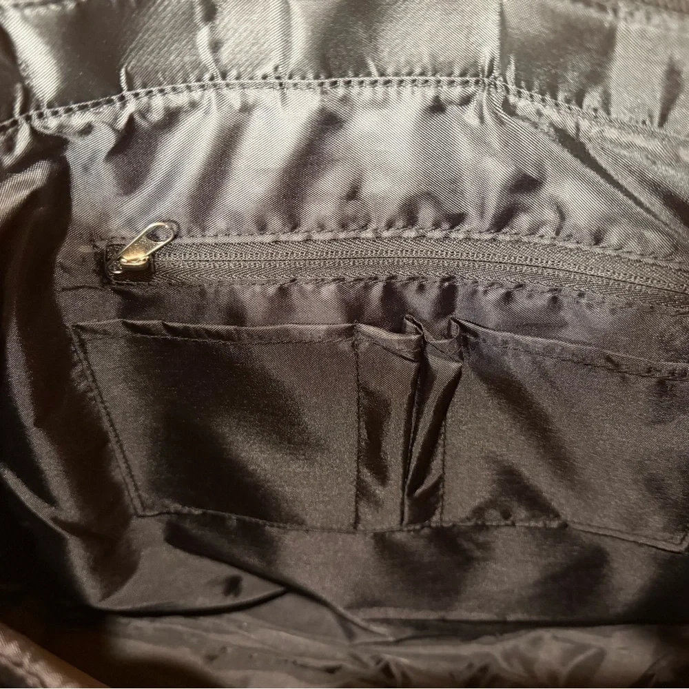 NWOT Mosiso Black and Cream Laptop Bag
